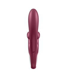 Vibromasseur rabbit point G rouge double stimulation clitoridienne Touch Me Satisfyer - CC597811SA